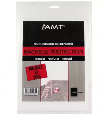 AMT Bâche de protection 4X5M Meubles et Sols (RO28)