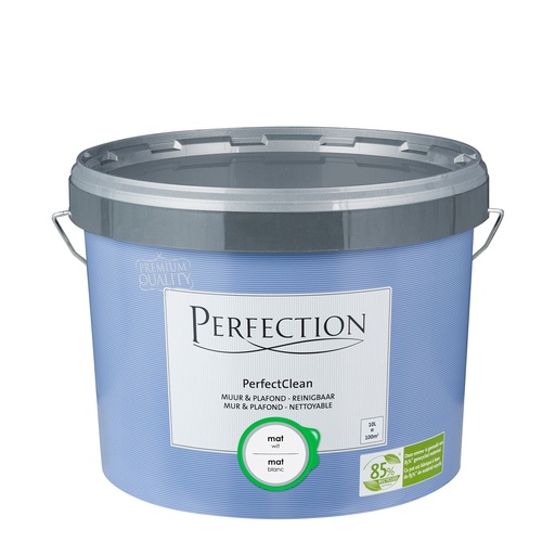 Peinture Perfection Perfect free Mur & plafond mat blanc 10L